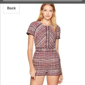 Adelyn Rae Jamie Tweed Romper